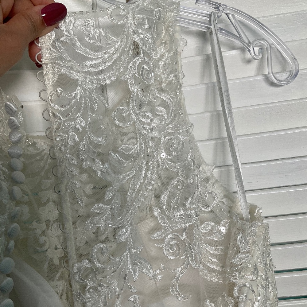 Essence of Australia street size 4 D2174 NWT Ivory wedding dress - Picture 13 of 16